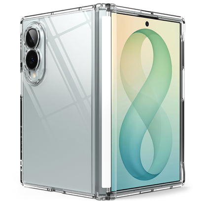 Custodia per Samsung Galaxy Z Fold8 F971, Ringke, Fusion Flap, Trasparente