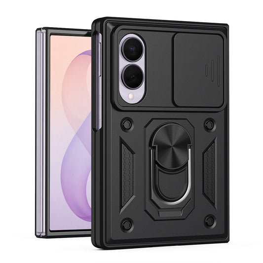 Custodia per Samsung Galaxy Z Fold8 F971, Techsuit, CamShield, Nera