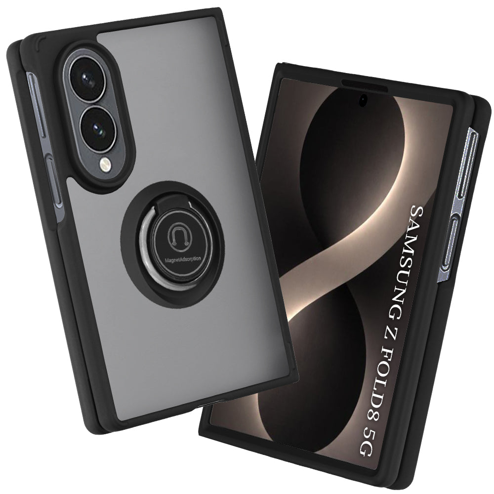 Custodia per Samsung Galaxy Z Fold8 F976, Techsuit, Glinth, Nera