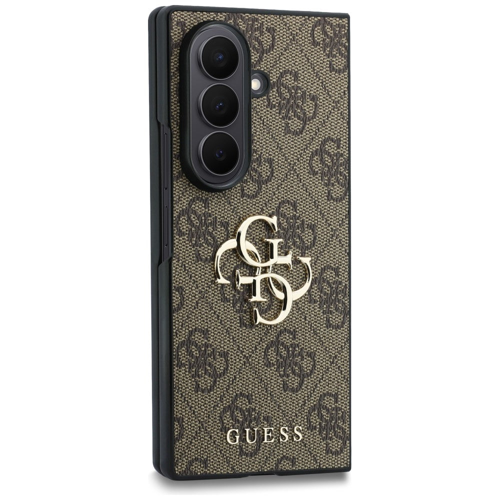 Custodia per Samsung Galaxy Z Fold8 Ultra F976, Guess, 4G Big Logo, Marrone
