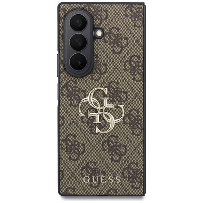 Custodia per Samsung Galaxy Z Fold8 Ultra F976, Guess, 4G Big Logo, Marrone