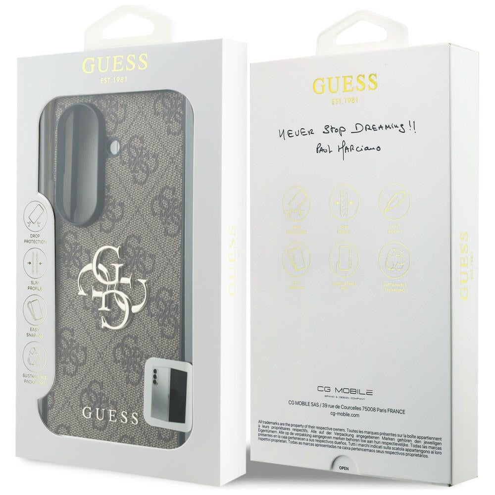 Custodia per Samsung Galaxy Z Fold8 Ultra F976, Guess, 4G Big Logo, Marrone