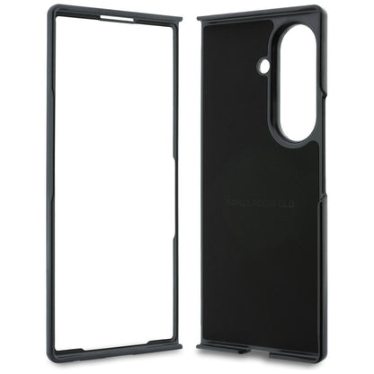 Custodia per Samsung Galaxy Z Fold8 Ultra F976, Karl Lagerfeld, Karl & Choupette Head Pin, Nera