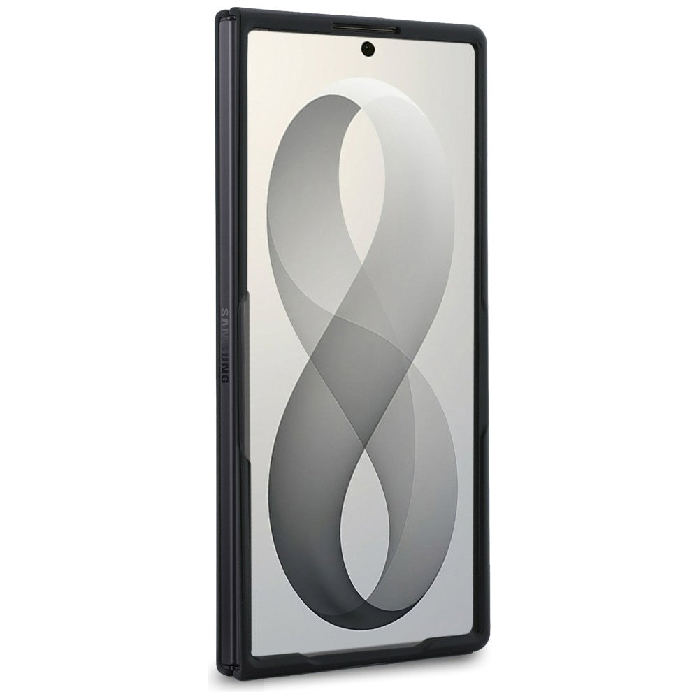 Custodia per Samsung Galaxy Z Fold8 Ultra F976, Karl Lagerfeld, Saffiano Karl & Choupette Metal Pin, Nera