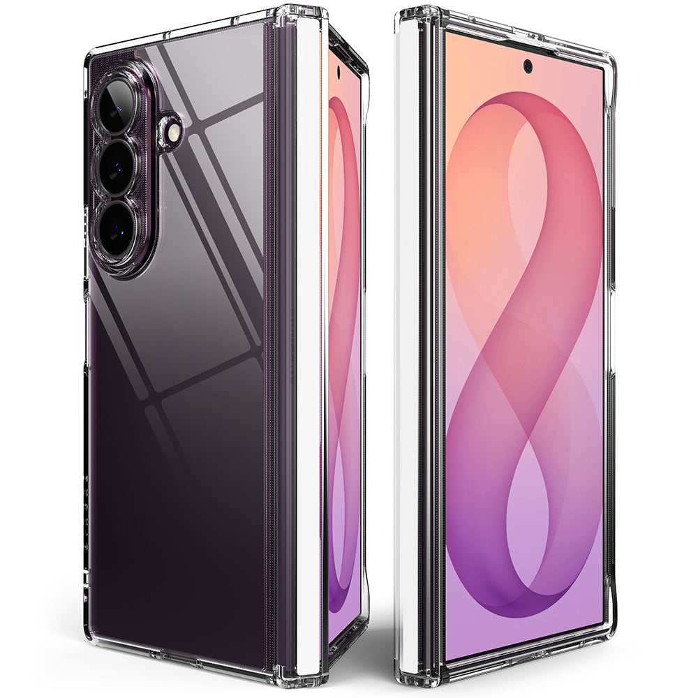 Custodia per Samsung Galaxy Z Fold8 Ultra F976, Ringke, Fusion Flap, Trasparente