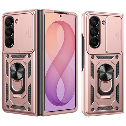 Custodia per Samsung Galaxy Z Fold8 Ultra F976 / Z Fold7 F966, Techsuit, CamShield, Rosa Oro