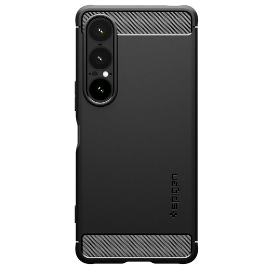 Case for Sony Xperia 1 VII, Spigen, Rugged Armor, Matte Black