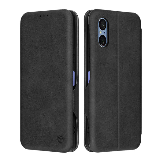Custodia per Sony Xperia 5 VI, Techsuit, Safe Wallet Plus, Nera