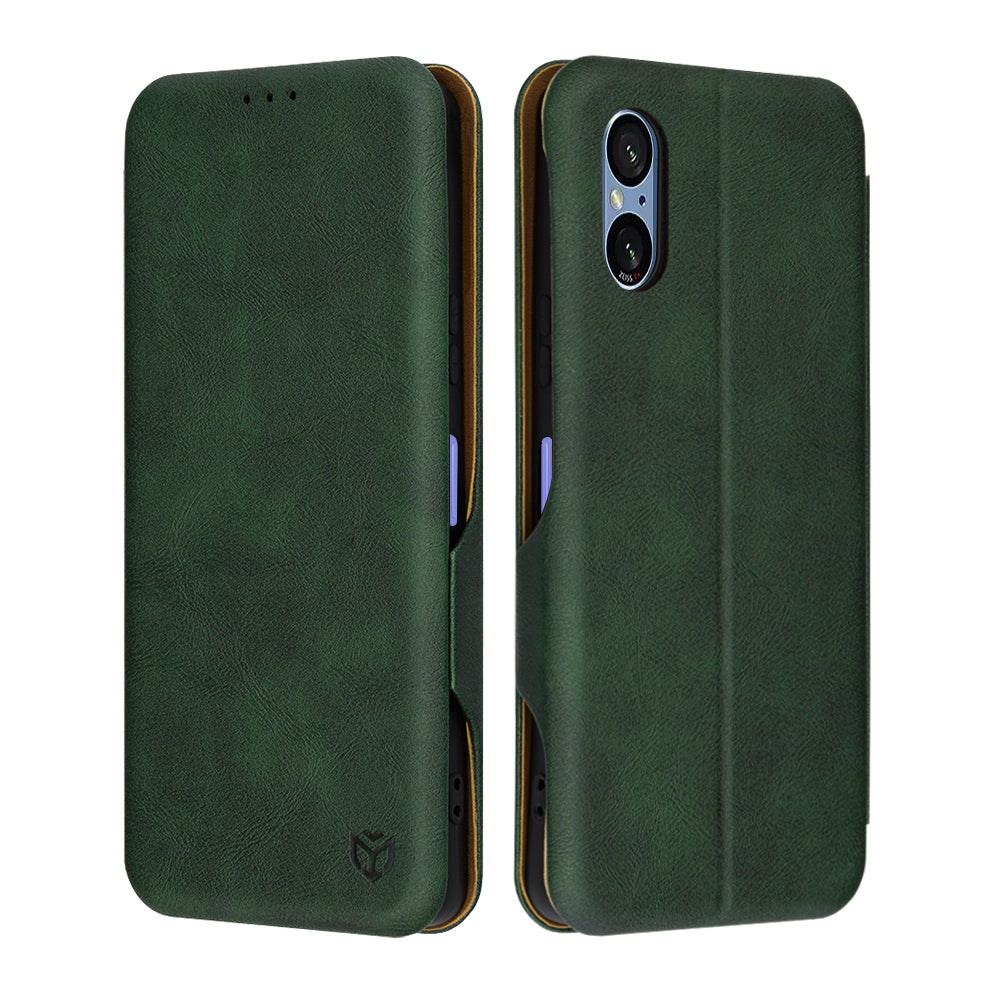 Custodia per Sony Xperia 5 VI, Techsuit, Safe Wallet Plus, Verde