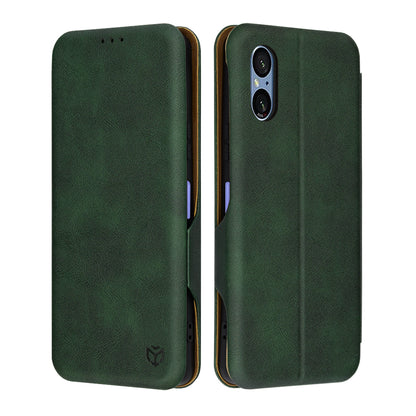 Custodia per Sony Xperia 5 VI, Techsuit, Safe Wallet Plus, Verde