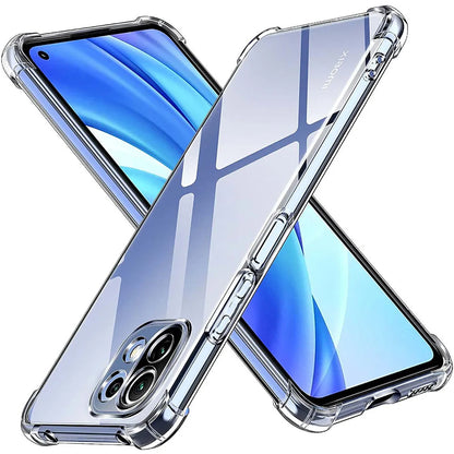 Custodia per Xiaomi 11 Lite 5G NE / Mi 11 Lite 5G / 11 Lite, Techsuit, Shockproof Clear, Trasparente