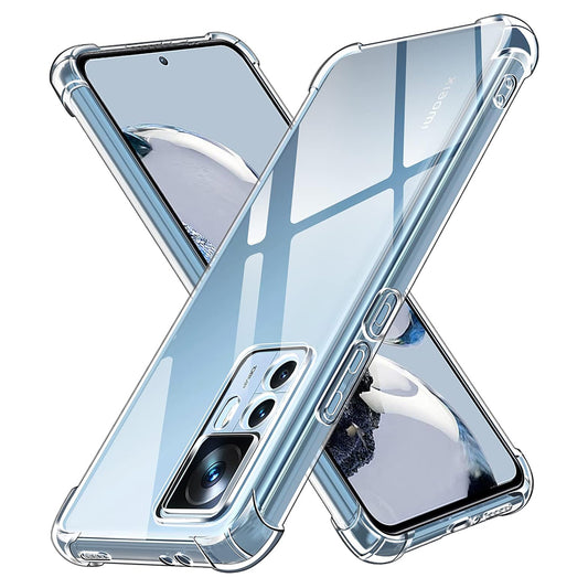 Custodia per Xiaomi 12T / 12T Pro, Techsuit, Shockproof Clear, Trasparente