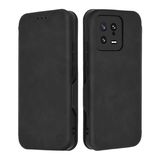 Custodia per Xiaomi 13, Techsuit, Safe Wallet Plus, Nera