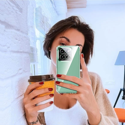 Custodia per Xiaomi 14 Pro, Techsuit, Shockproof Clear, Trasparente