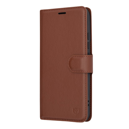 Custodia per Xiaomi 14, Techsuit, Leather Folio, Marrone