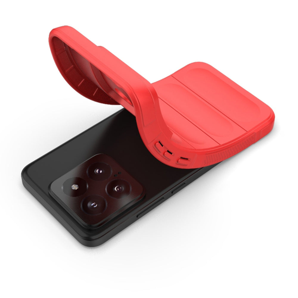 Custodia per Xiaomi 14, Techsuit, Magic Shield, Bordeaux