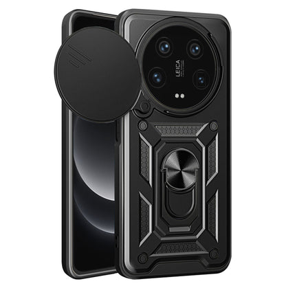 Custodia per Xiaomi 14 Ultra, Techsuit, CamShield, Nera