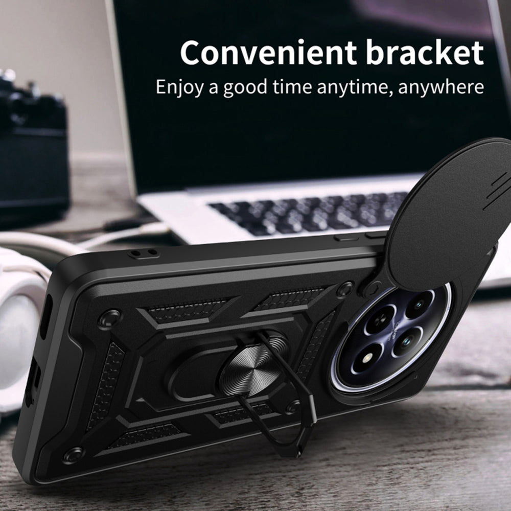 Custodia per Xiaomi 14 Ultra, Techsuit, CamShield, Nera