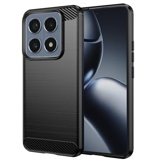 Custodia per Xiaomi 14T Pro, Techsuit, Carbonio, Nera