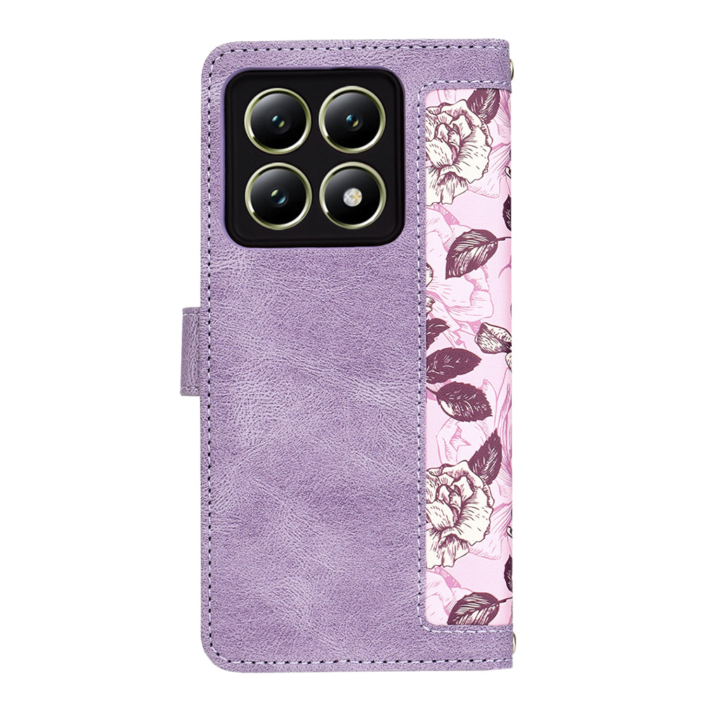 Custodia per Xiaomi 14T, Techsuit, FlipCraft, Viola