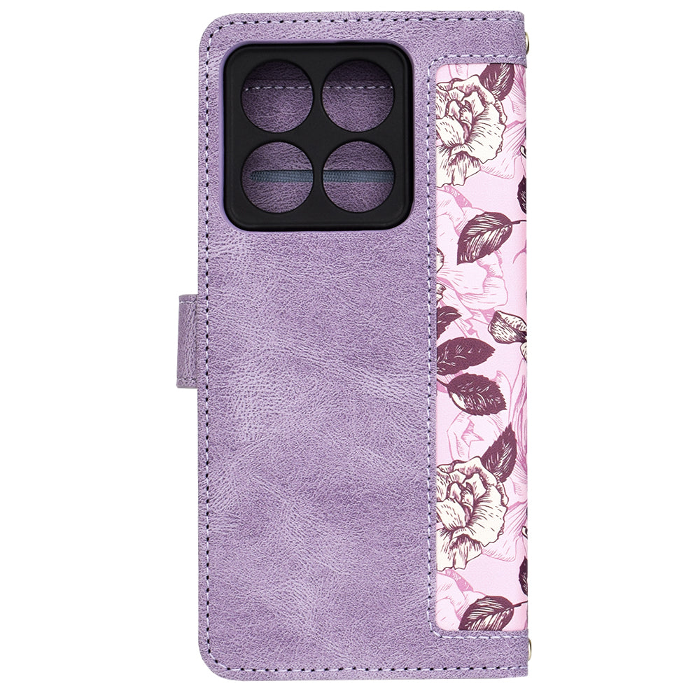 Custodia per Xiaomi 14T, Techsuit, FlipCraft, Viola