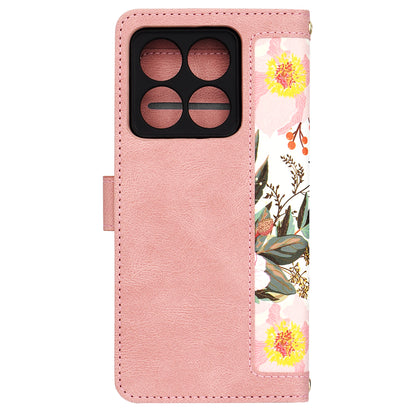Custodia per Xiaomi 14T, Techsuit, FlipCraft, Rosa