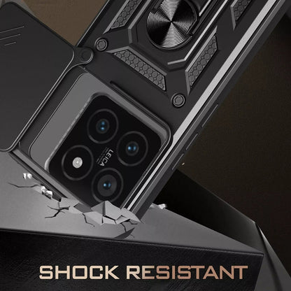 Custodia per Xiaomi 15 Pro, Techsuit, CamShield, Nera