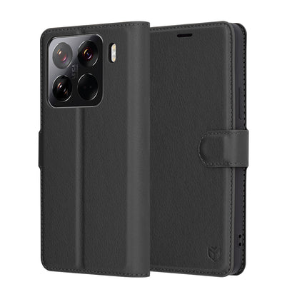 Custodia per Xiaomi 15 Pro, Techsuit, Leather Folio, Nera