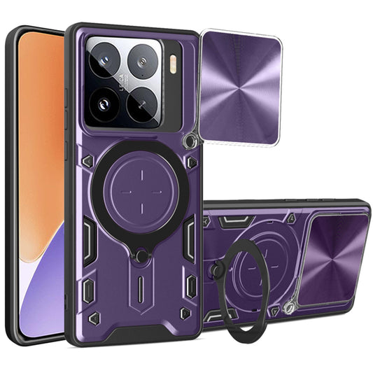 Custodia per Xiaomi 15, Techsuit, CamGuard Pro, Viola
