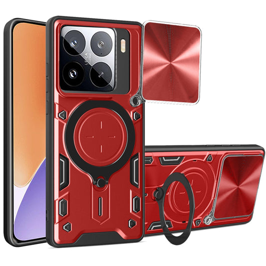 Custodia per Xiaomi 15, Techsuit, CamGuard Pro, Rossa