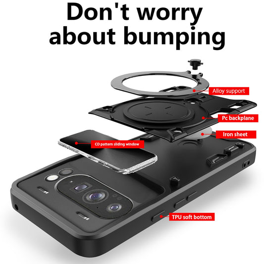 Custodia per Xiaomi 15, Techsuit, CamGuard Pro, Rossa