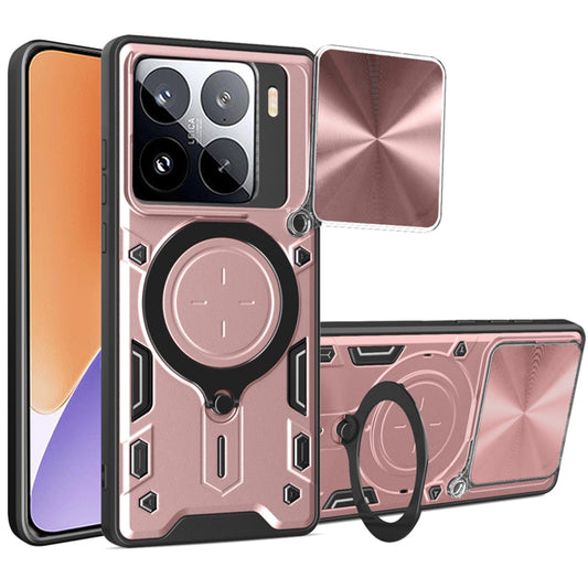 Custodia per Xiaomi 15, Techsuit, CamGuard Pro, Rosa Oro