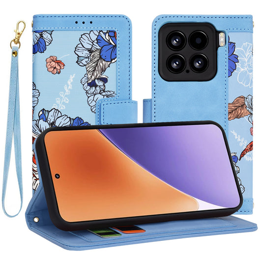 Custodia per Xiaomi 15, Techsuit, FlipCraft, Blu