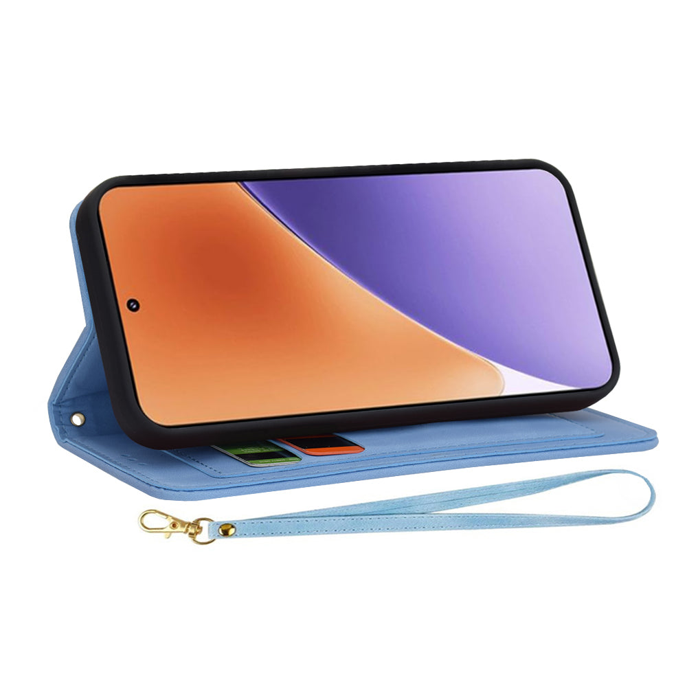 Custodia per Xiaomi 15, Techsuit, FlipCraft, Blu