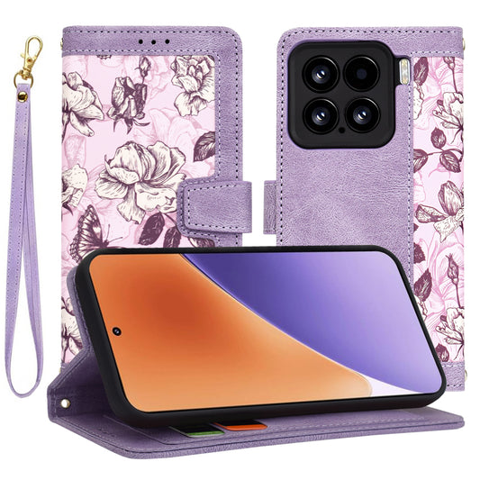 Custodia per Xiaomi 15, Techsuit, FlipCraft, Viola