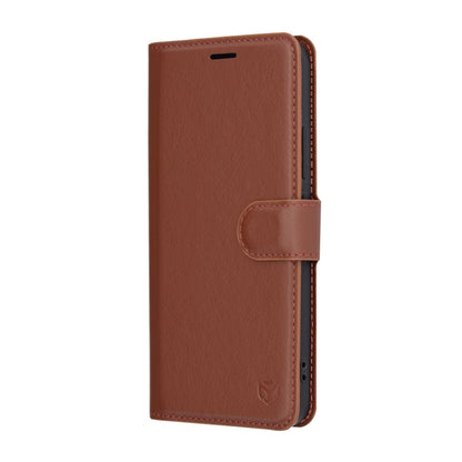 Custodia per Xiaomi 15, Techsuit, Leather Folio, Marrone