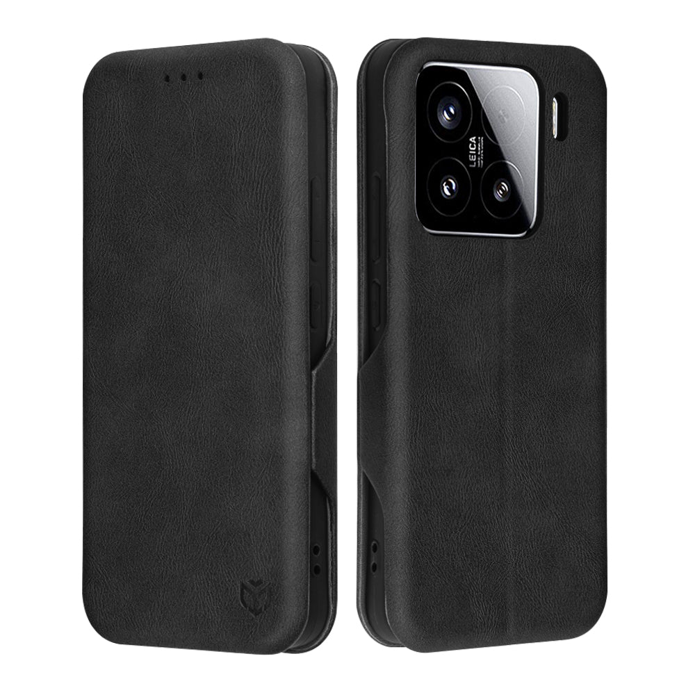 Custodia per Xiaomi 15, Techsuit, Safe Wallet Plus, Nera