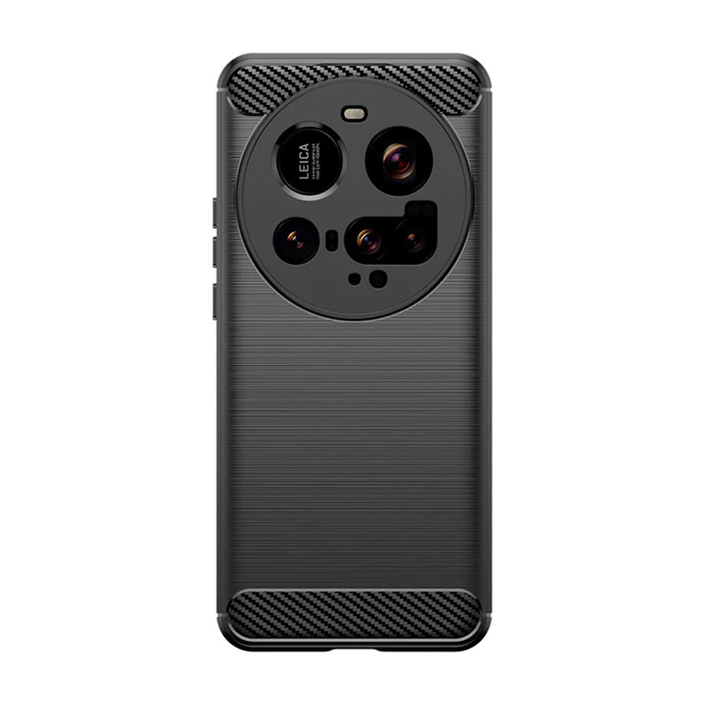 Custodia per Xiaomi 15 Ultra, Techsuit, Carbonio, Nera