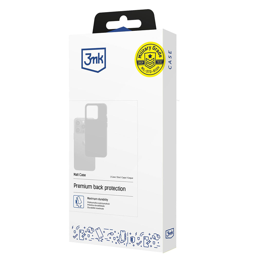 Custodia per Xiaomi 15T, 3MK, Nera Opaca