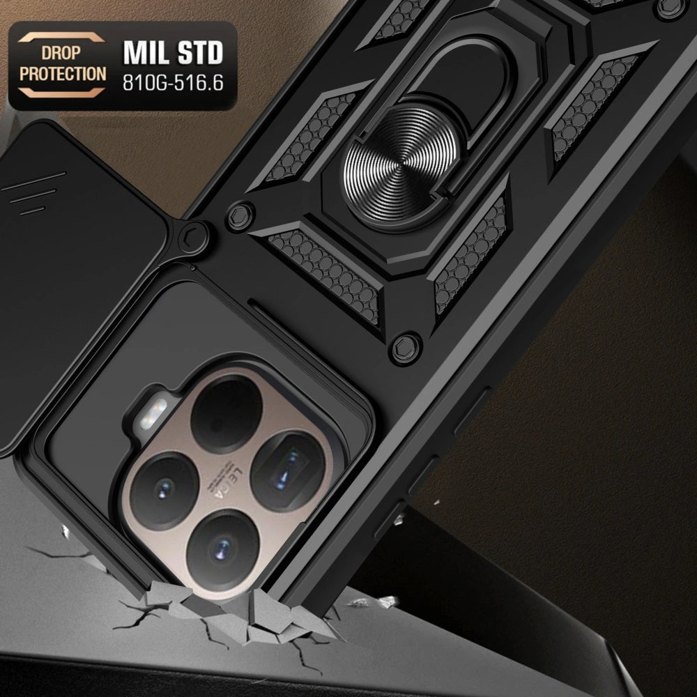 Custodia per Xiaomi 15T Pro, Techsuit, CamShield, Dorata