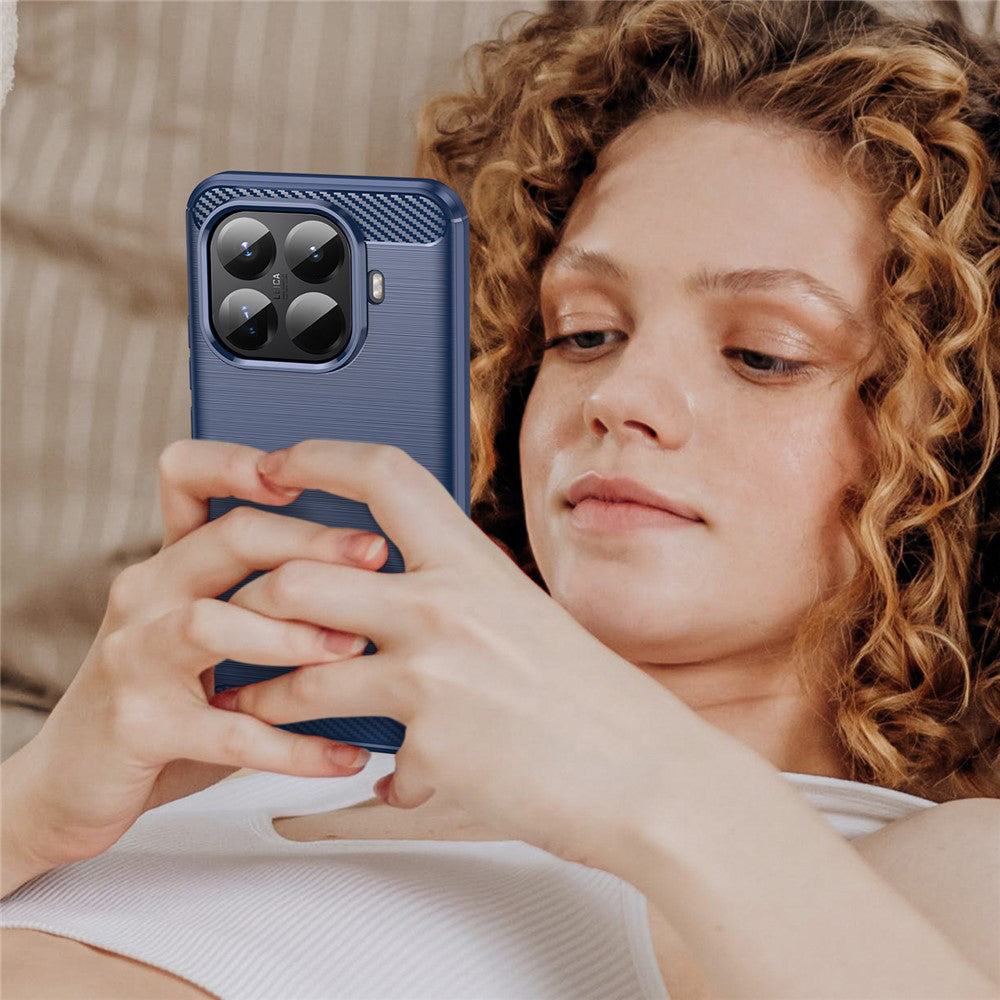 Custodia per Xiaomi 15T Pro, Techsuit, Carbonio, Blu