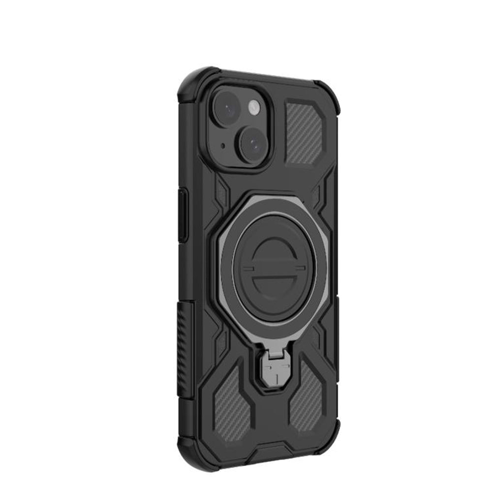 Custodia per Xiaomi 15T Pro, Techsuit, Carbon Shield Pro, Nera