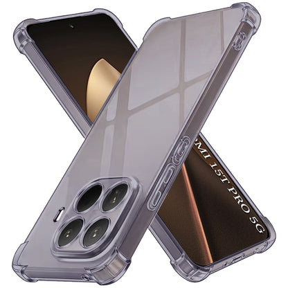 Custodia per Xiaomi 15T Pro, Techsuit, Shockproof Clear, Nera
