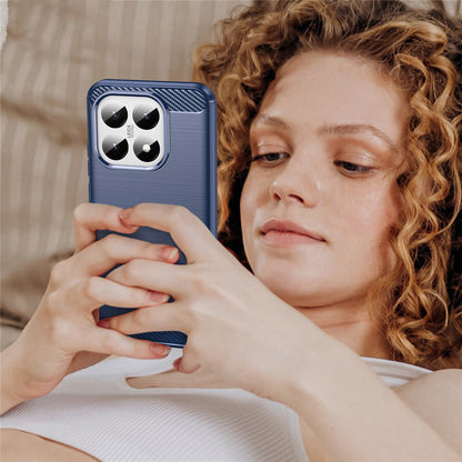 Custodia per Xiaomi 15T, Techsuit, Carbonio, Blu