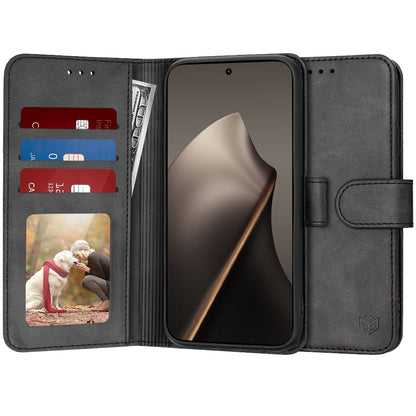 Custodia per Xiaomi 15T, Techsuit, Diary Book, Nera