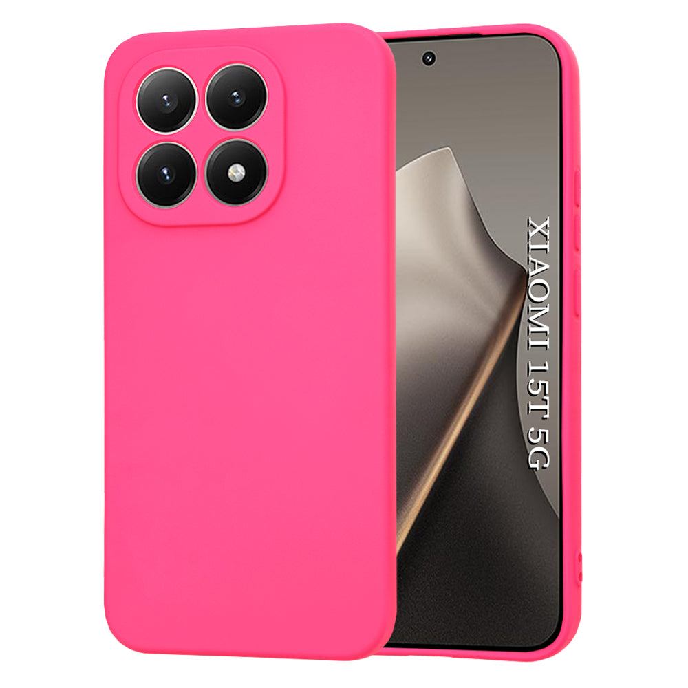 Custodia per Xiaomi 15T, Techsuit, SoftFlex, Rosa Scuro