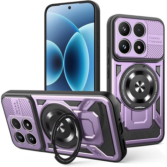 Custodia per Xiaomi 17, Techsuit, RuggedCam, Viola
