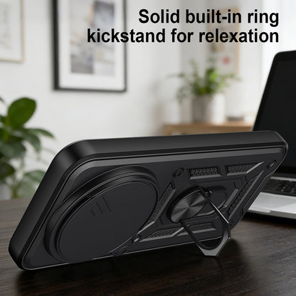 Custodia per Xiaomi 17 Ultra, Techsuit, CamShield, Nera