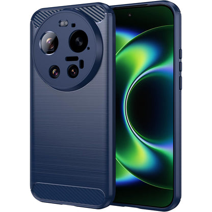 Custodia per Xiaomi 17 Ultra, Techsuit, Carbonio, Blu