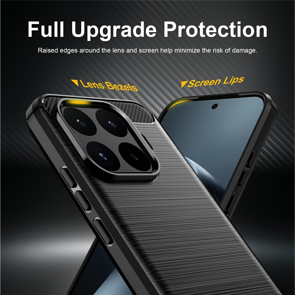 Custodia per Xiaomi 17T, OEM, Carbon Black, Nera